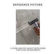 DODGE CLICK BUTTON HEALTH FAUCET WITH 1.0 MTRS. HD SHOWER TUBE AND HOOK